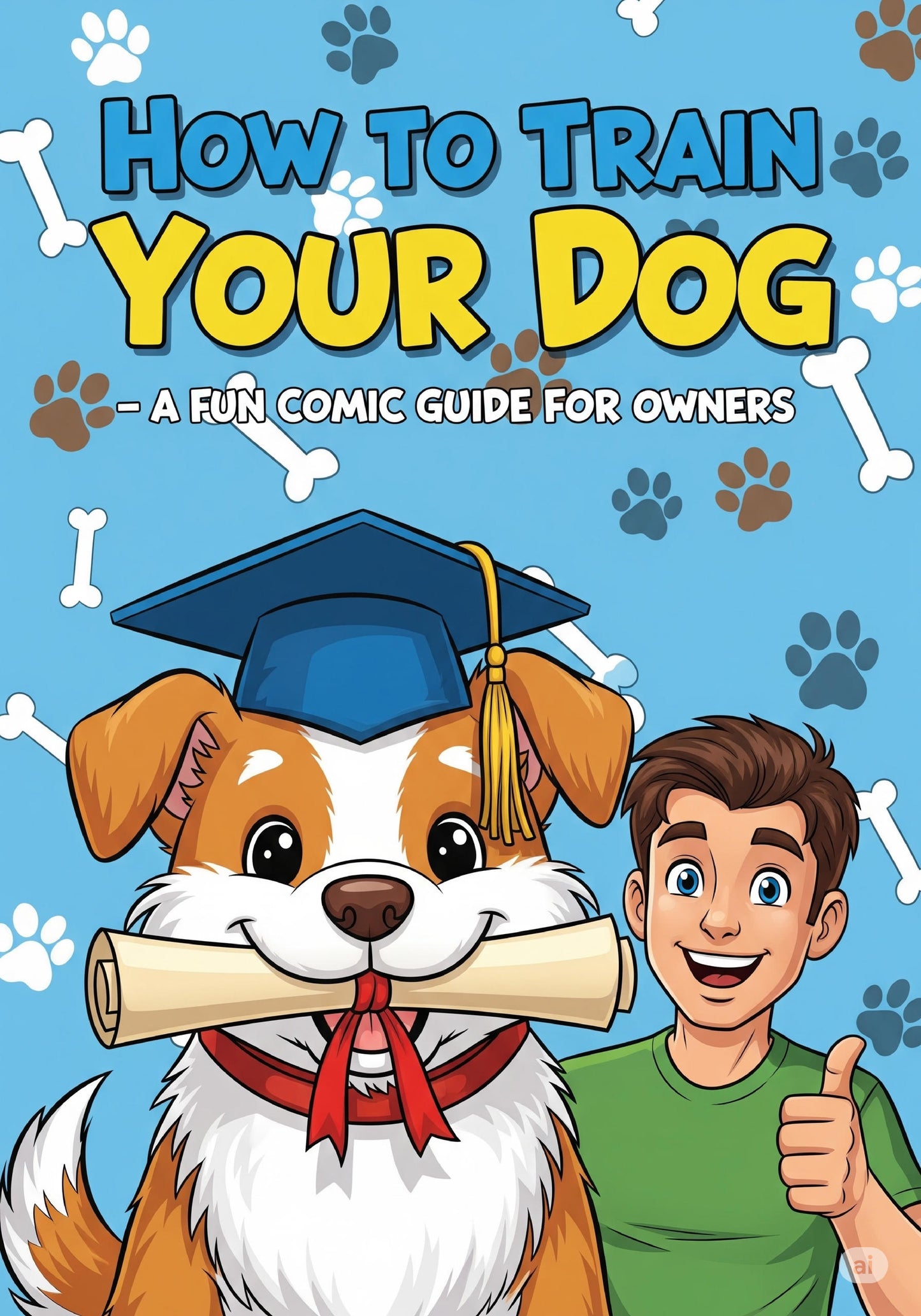 Dog Training Made Fun: Comic-Style Guide to Raise a Happy, Well-Behaved Pup